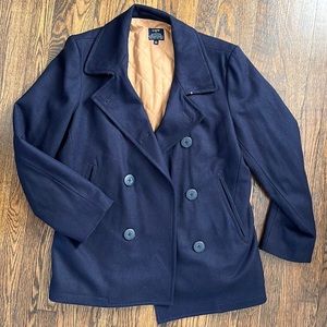 J.Crew factory wool peacoat